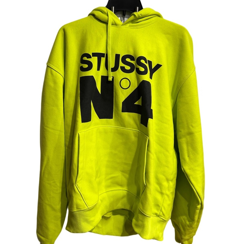 Stussy Men's Vibrant Yellow Hoodie